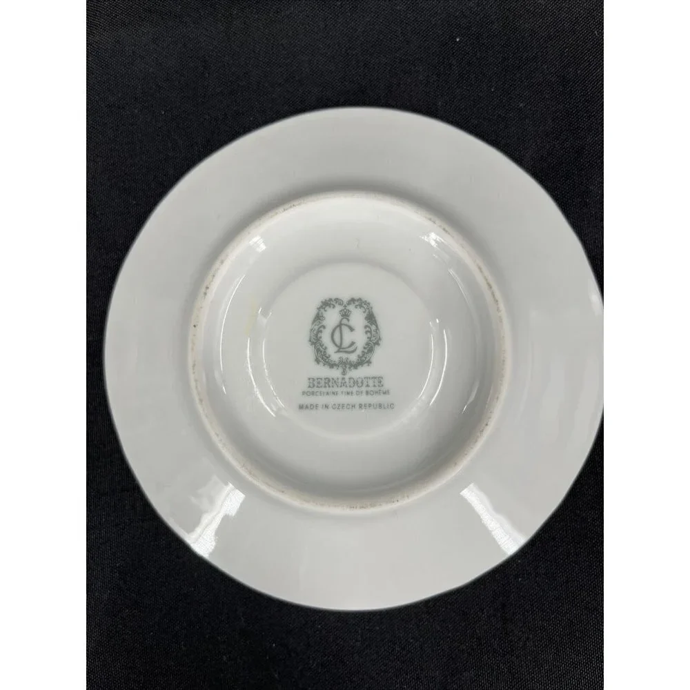 Bernadotte Czech Republic Wilddlife‎ Pheasant Espresso Demitasse Cup and Saucer
